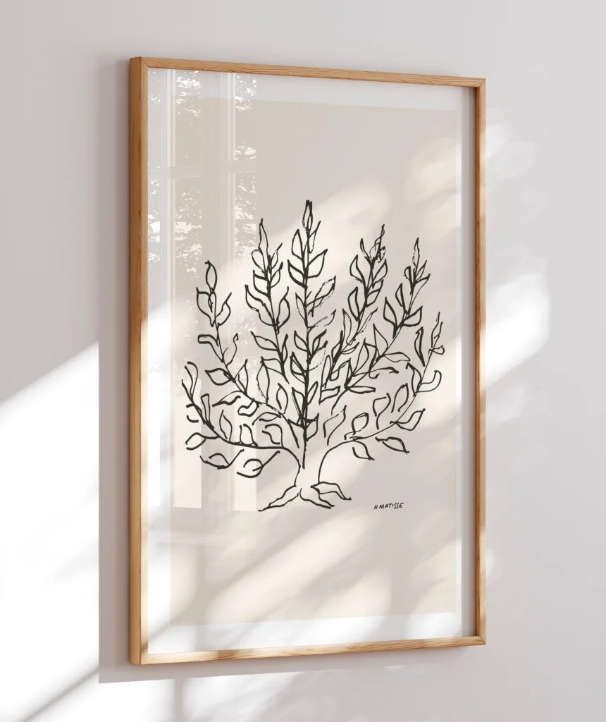 Quadro Decorativo Henri Matisse Le Buisson