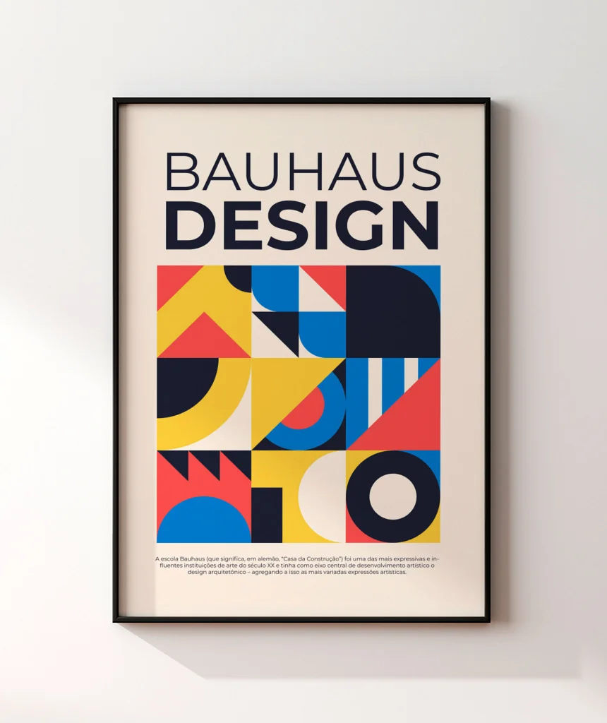 Quadro Decorativo Bauhaus Design