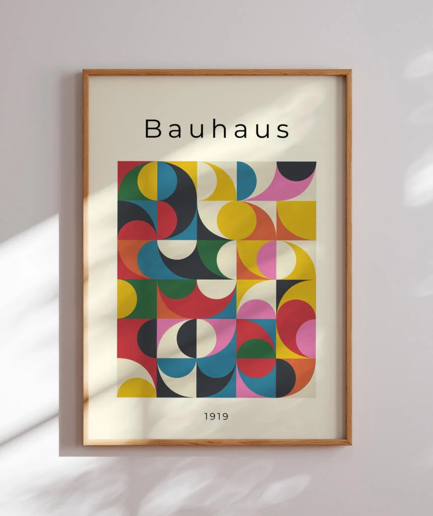 Quadro Decorativo Bauhaus 1919
