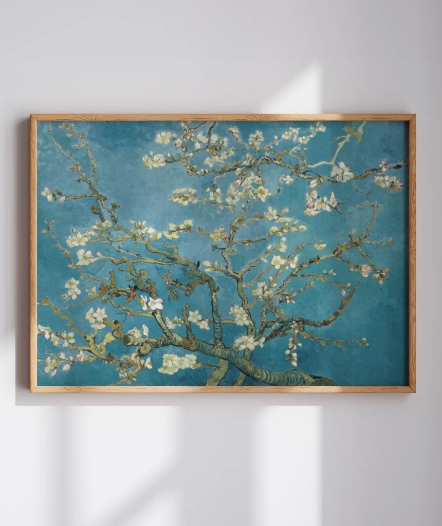 Quadro Decorativo Van Gogh Amendoeira em Flor Horizontal